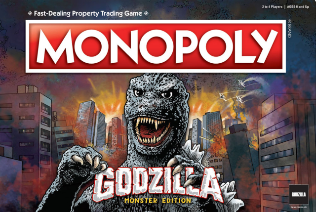 Acquire Monsters and their domains with this NEW Godzilla Monopoly game!