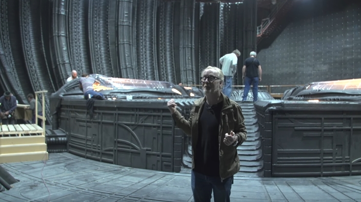 Adam Savage Alien: Covenant Set Visit Video!