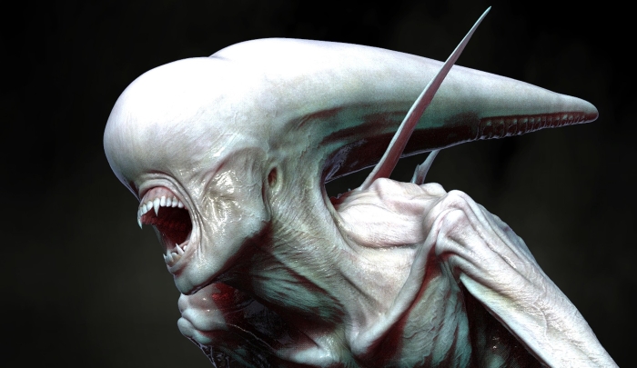 Alien: Covenant Early Neomorph Concept Art by Colin Shulver!