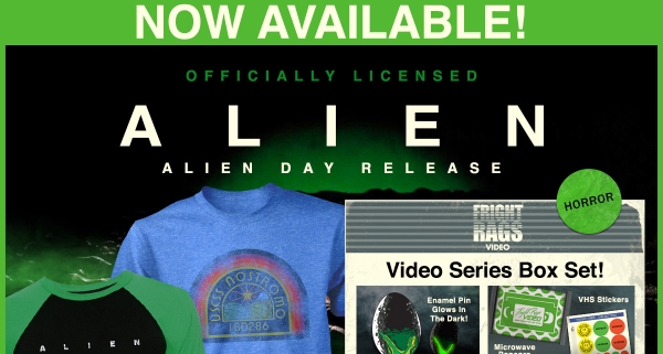 ALIEN DAY Collection Launches at Fright-Rags!