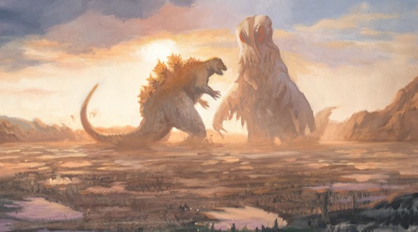 Amazing New Magic: The Gathering Godzilla Artwork!