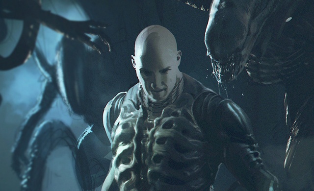 An Engineer battles Xenomorphs in epic Prometheus / Alien: Covenant fan art!