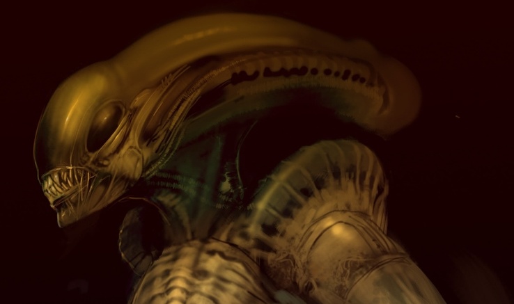 BREAKING: Concept art for unmade Alien movie released! (Alien 5)