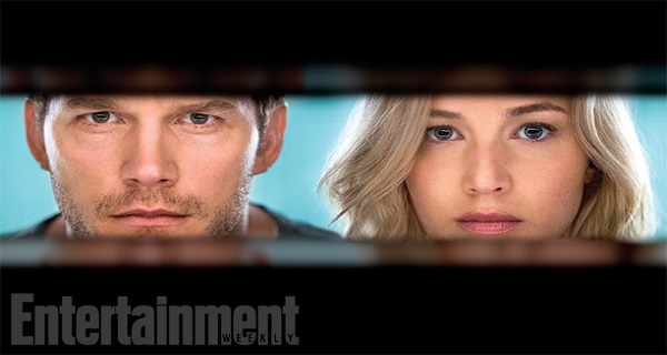 First photos of Jennifer Lawrence and Chris Pratt in Passengers!