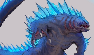 Deap Sea Godzilla: Creative re-design envisions Godzilla as a Monstrous Anglerfish!