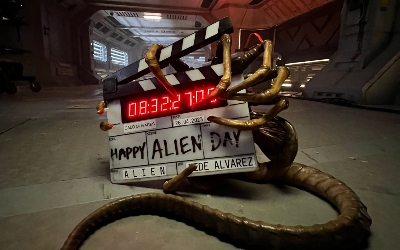 Fede Alvarez shares first Alien: Romulus movie set photo for Alien Day 2023!