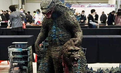 UPDATED: Godzilla vs. Kong statue paints gruesome picture of alternative ending to the Kaiju conflict!