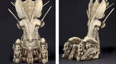 NECA reveal Predator Throne made entirely of Alien skulls!