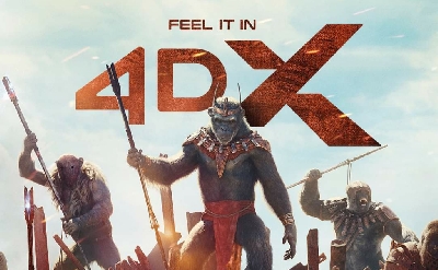 New Kingdom of the Planet of the Apes theater chain posters & IMAX trailer!