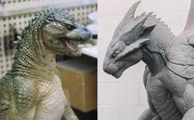 Unused Godzilla and New Monster designs from canceled American Godzilla movie!