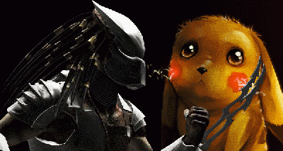 Watch the Predator make trophies of Pokémon - Gotta kill 'em all!