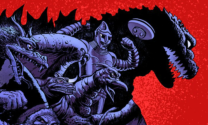 Matt Frank debuts THE SHOWA LEGACY Godzilla artwork!