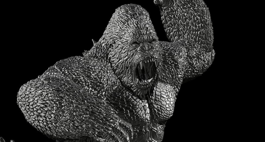 New Images of Insane Godzilla/Kong Hybrid Figure Revealed