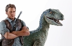Chronicle announce 1:9 scale Owen & Blue Jurassic World statue!
