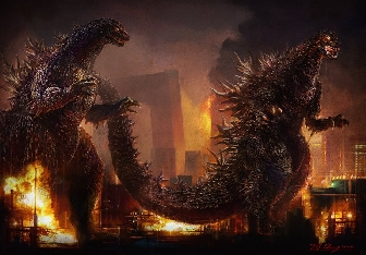 Two Godzillas