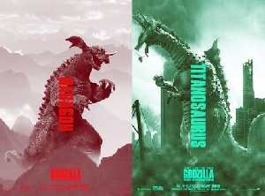 Baragon and Titanosaurus Fan Posters!