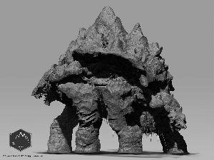 Batholith the Summit Kaiju (Mountain Kaiju) 