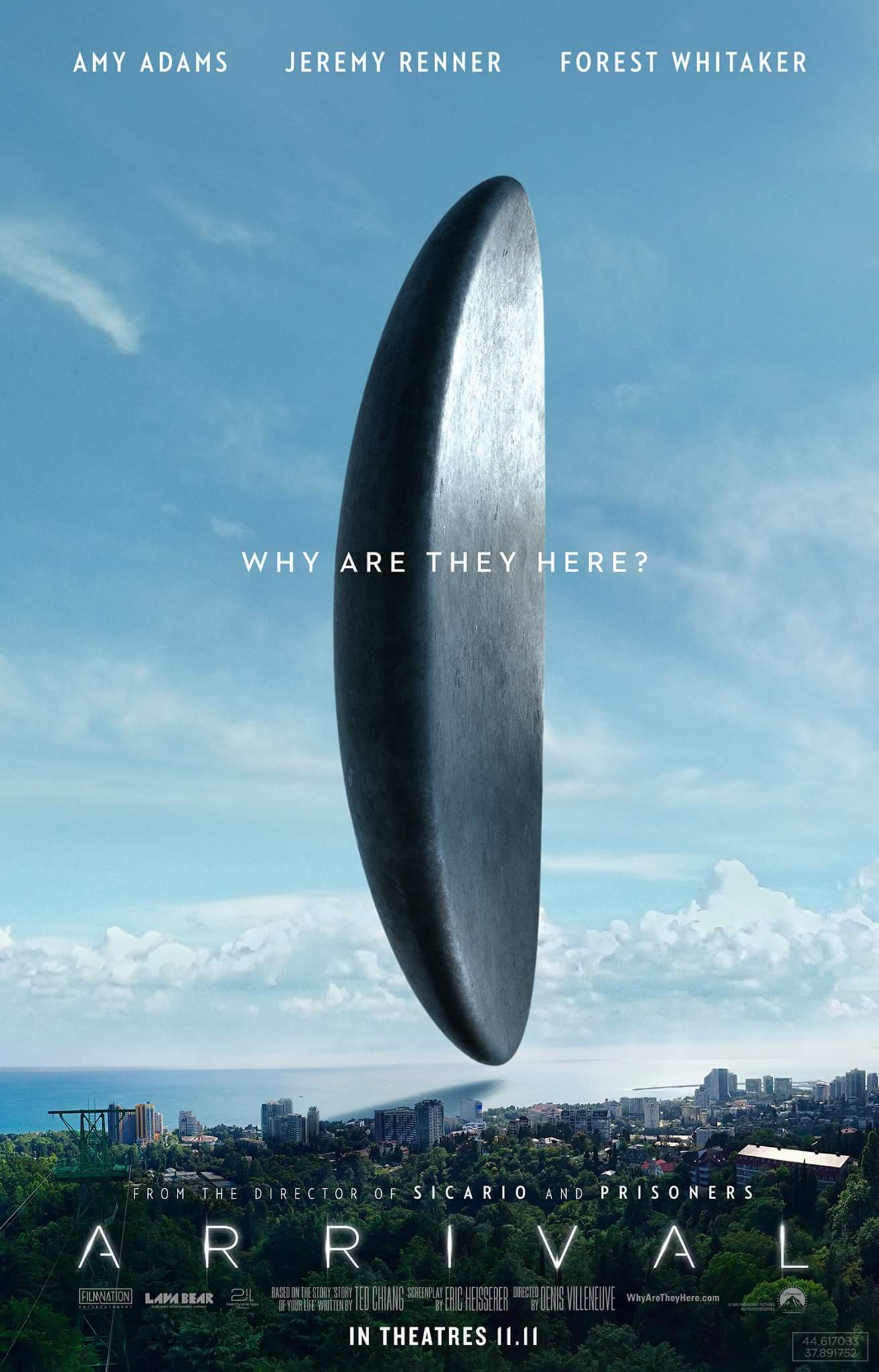 Arrival Movie poster