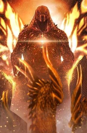 Burning godzilla vs ghidorah