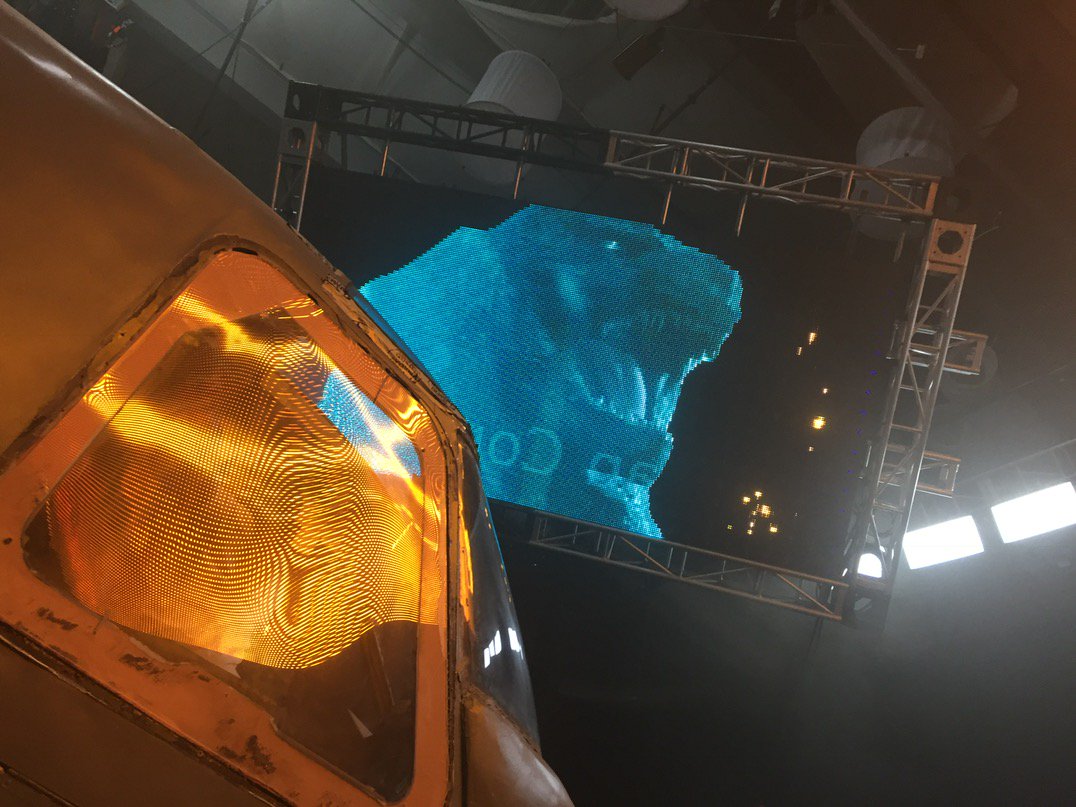 First shot of Godzilla