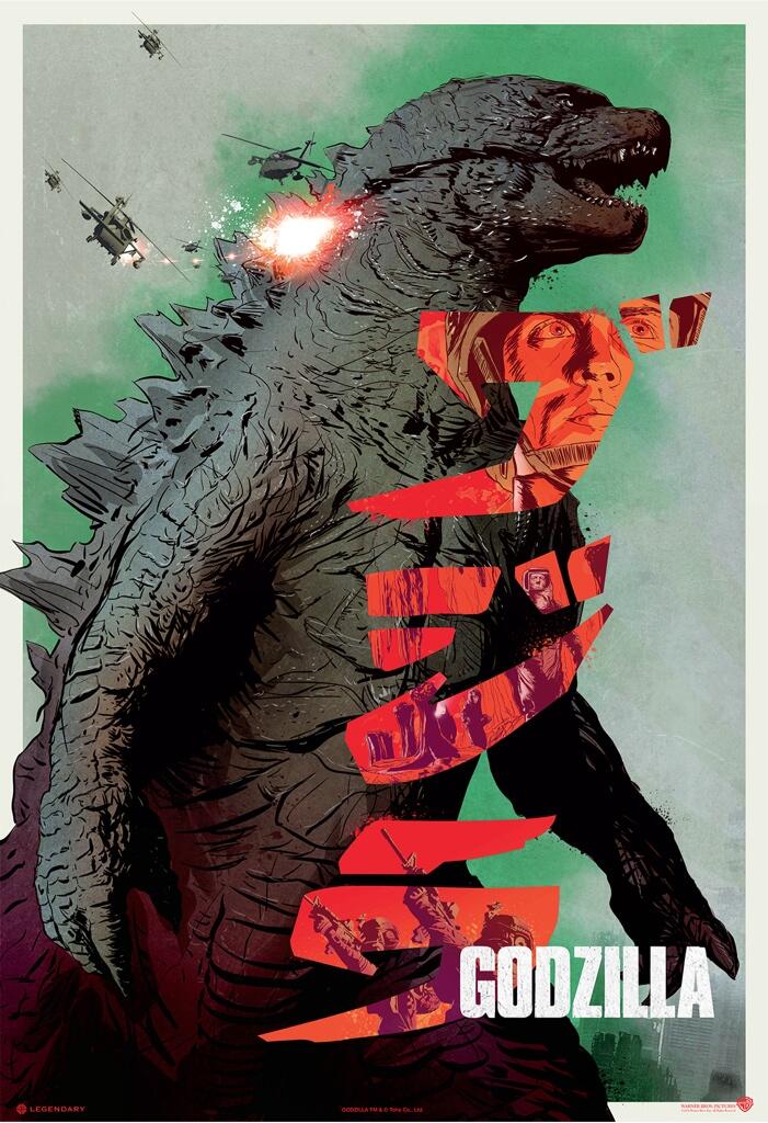 New Artistic Godzilla Poster