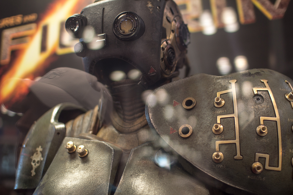 Close-Up of Pacific Rim Movie Costume from NYCC