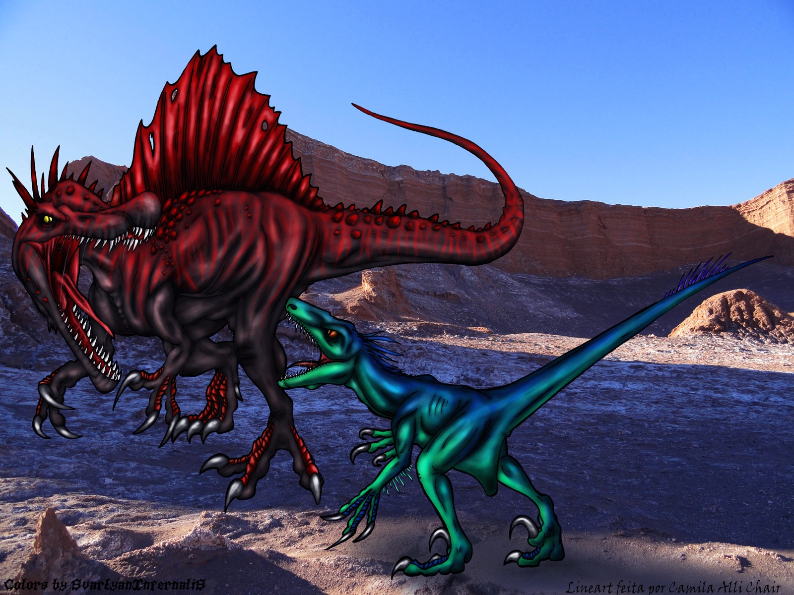 Utahraptor vs Spinosaurus