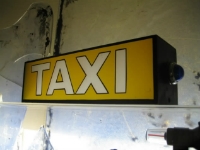 Taxi sign from The Fifth Element
