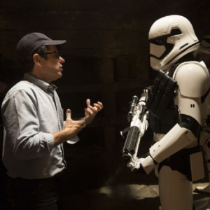 Star Wars: The Force Awakens director J J Abrams talks about Episode VIII director Rian Johnson!