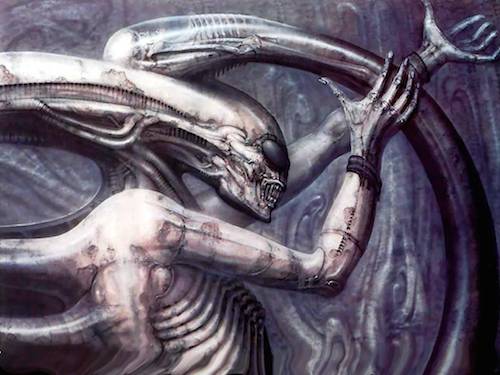 Giger's Necronom IV appears on Alien: Covenant Clapperboard! (UPDATED)