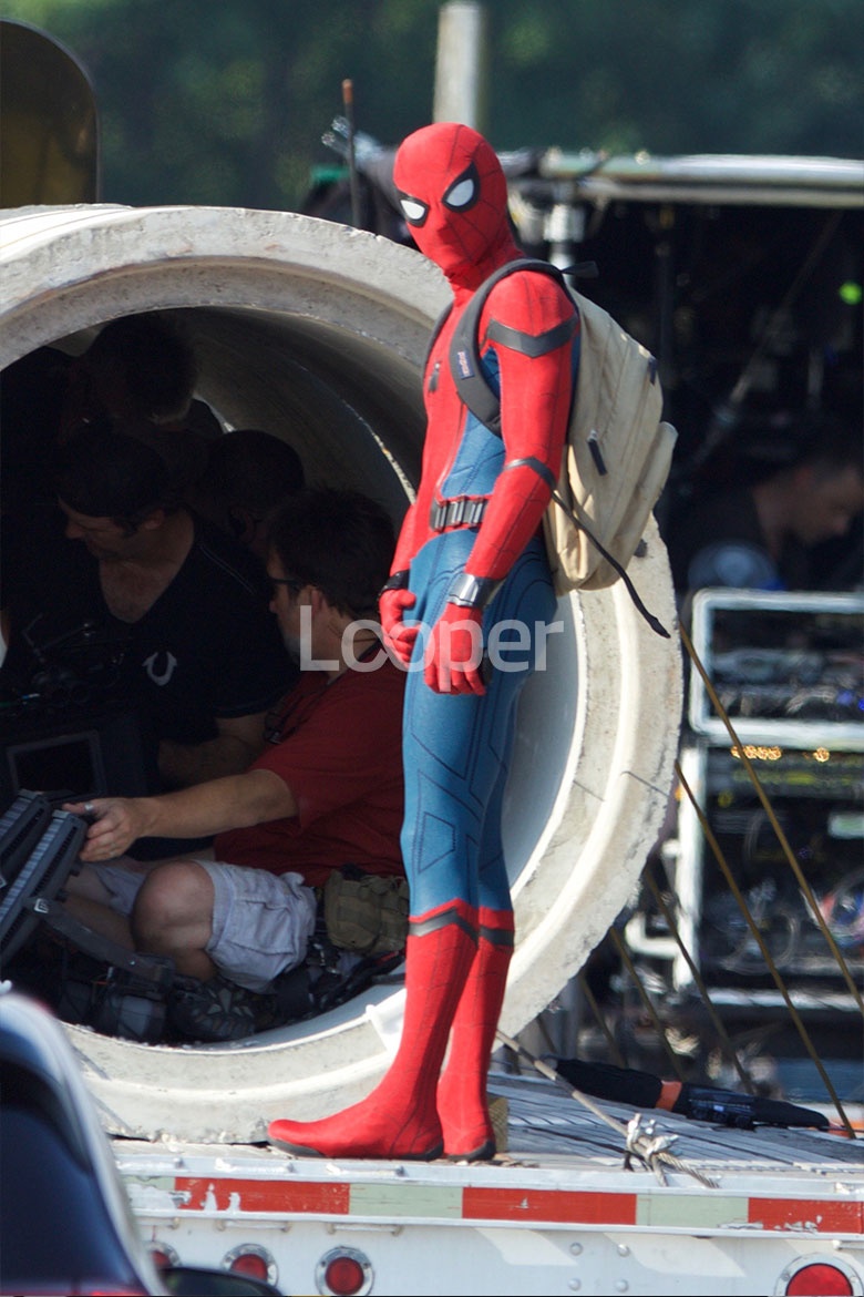 Tom Holland�s SpiderMan caught on location in Atlanta
