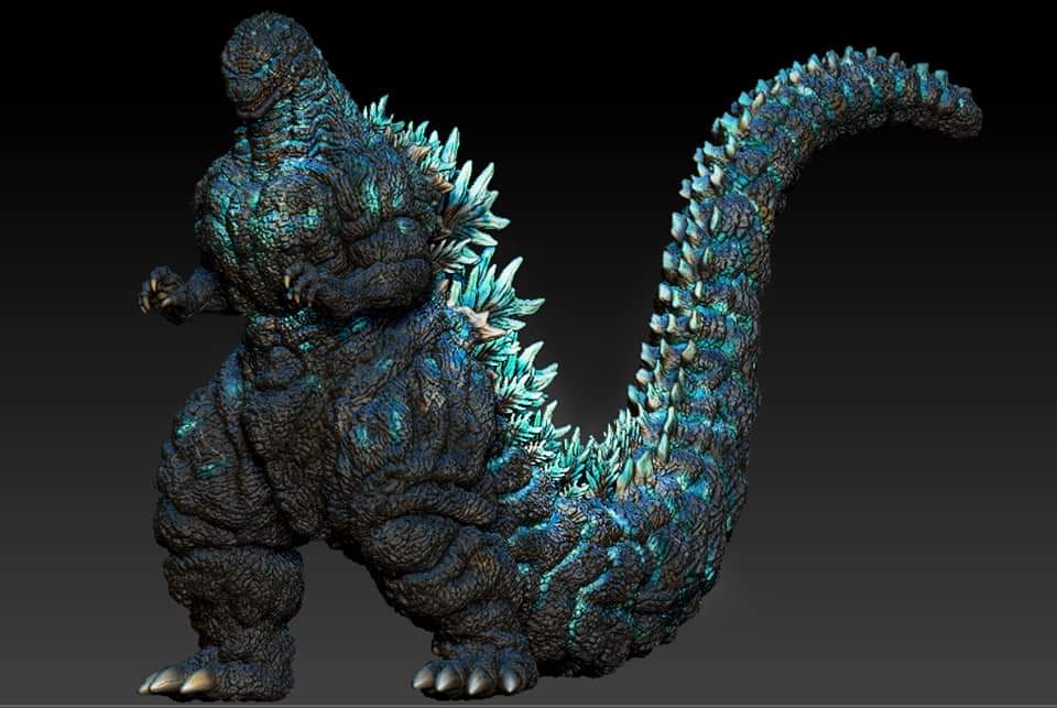Heisei meets Monsterverse This new age Godzilla design looks