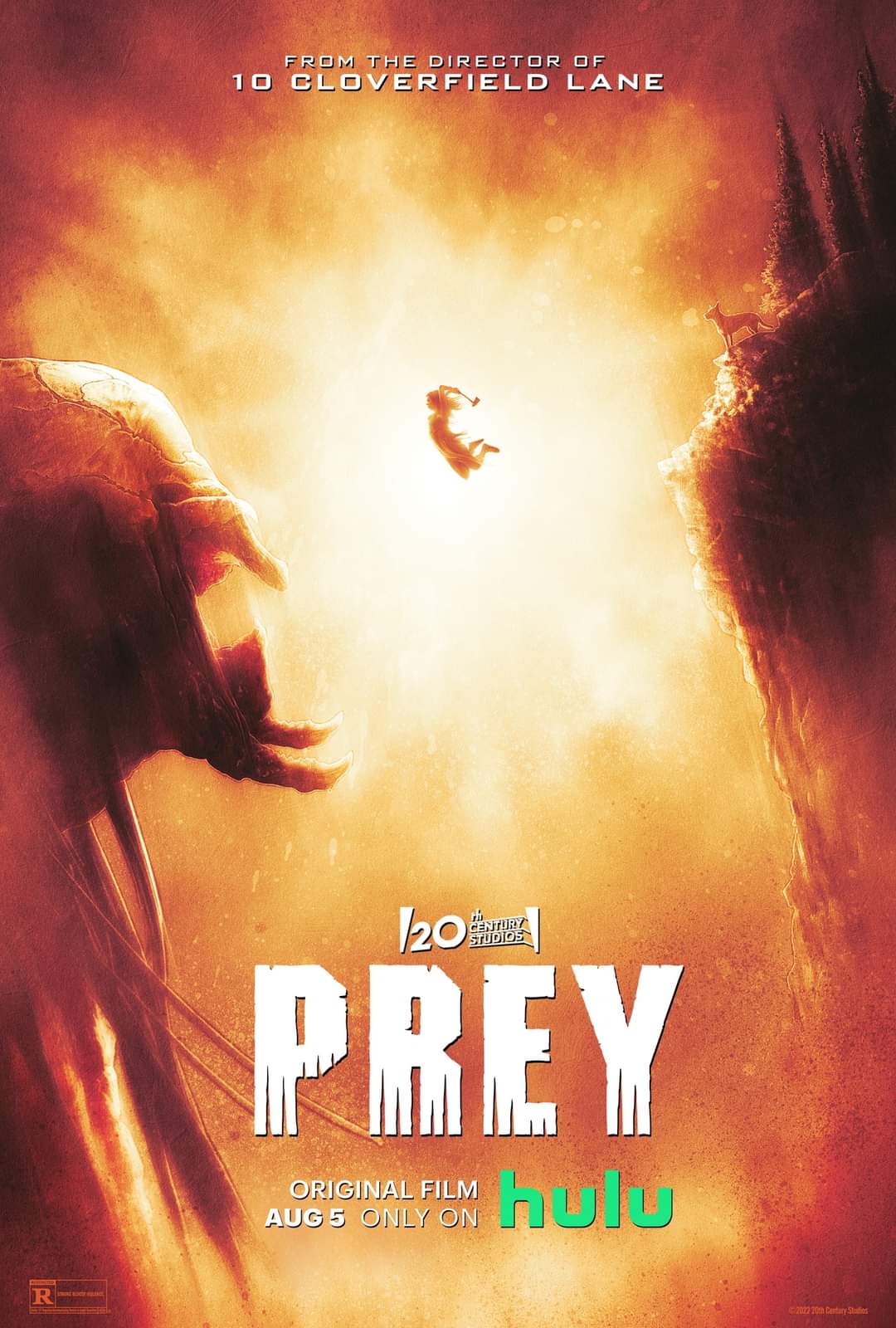 Yet another Prey (2022) movie poster unveiled ahead of Hulu release date!