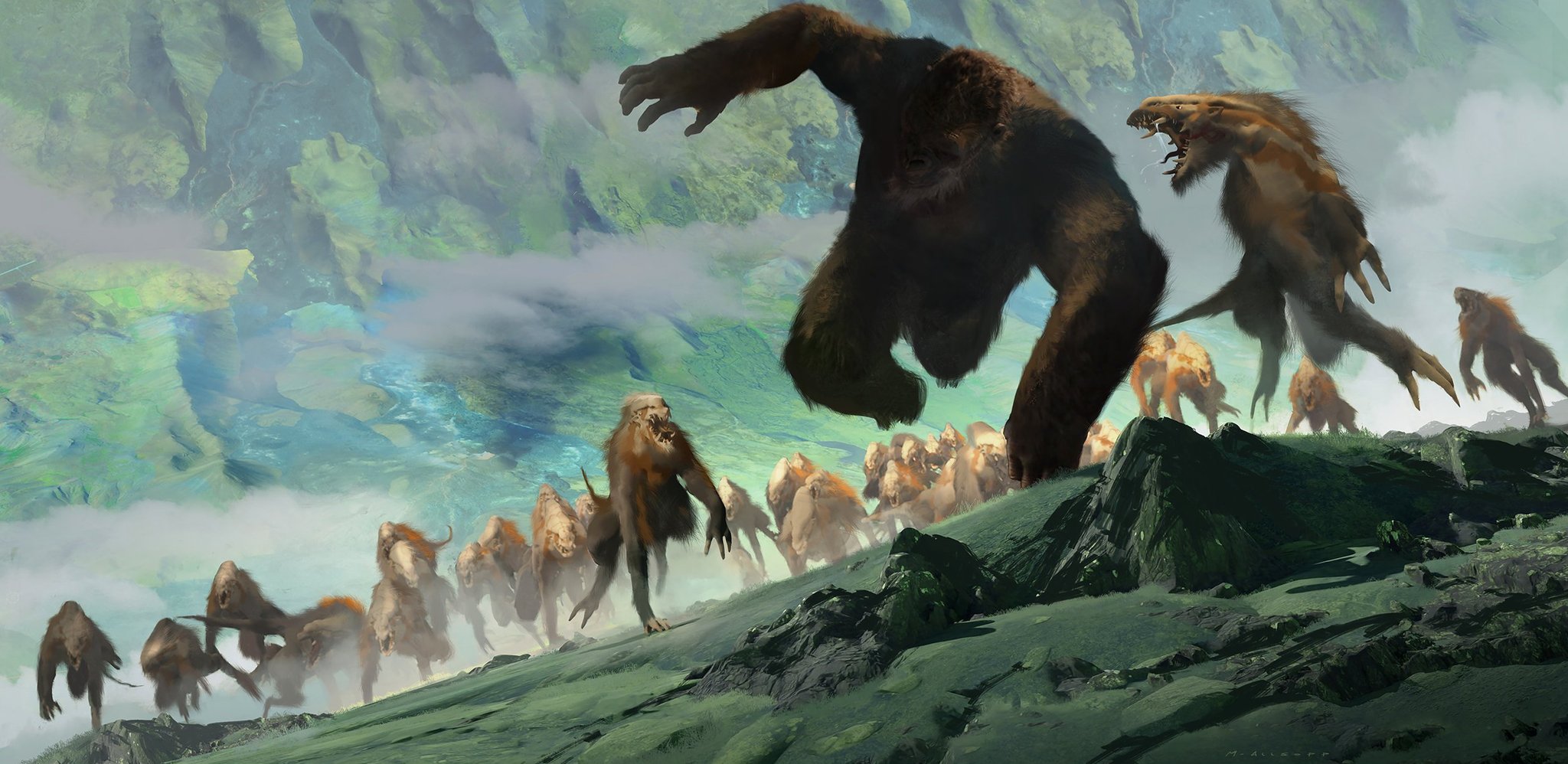 Godzilla x Kong concept art