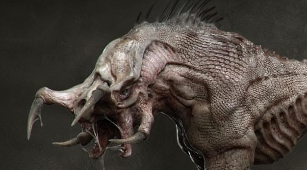 Another unused Predator dog concept by Kyle Brown