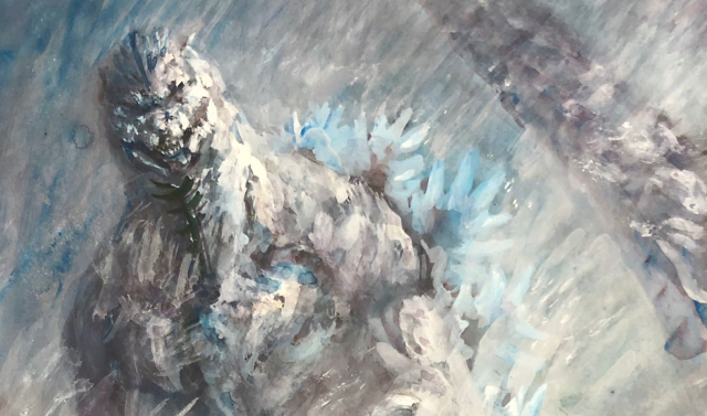 Fan Art Spotlight: Awesome Snow Godzilla paintings by GNA