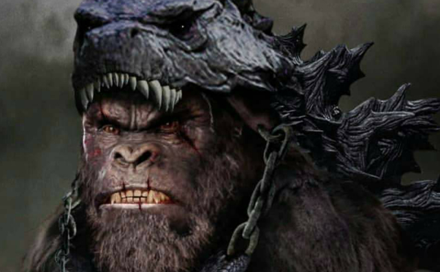 Kong kills Godzilla: New Godzilla vs. Kong fan art depicts Kong as the new King of Monsters!