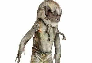 Official D-Rex Halloween costume looks more like a mutated zombie Beekeeper.