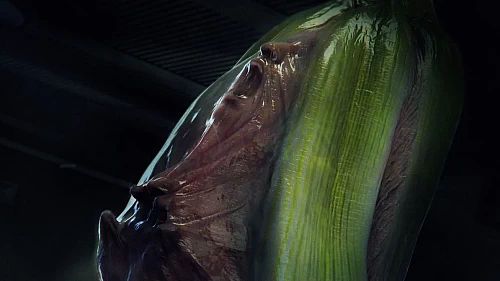 Official Orchid / D. Plumbicare concept art provides our best look at the deadly plant-like specimen!