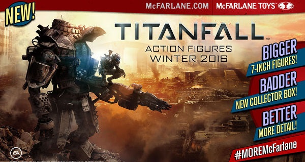 McFarlane Toys teams up with videogame giant Titanfall to produce Titanfall 2 action figures!