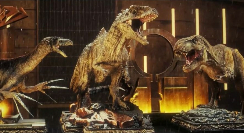 Prime 1 Studio reveal upcoming Jurassic World Dominion final battle statue set!