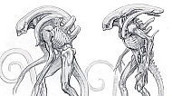 Alien: Earth News: Early Alien: Earth concept art saw the Xenomorph as an agile climber!