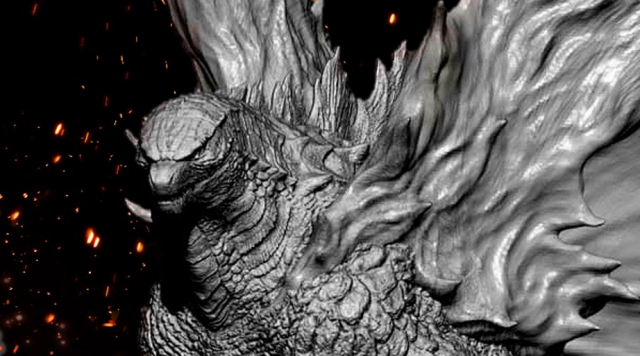 Spiral Studio tease upcoming Burning Godzilla / Mothra Pulse maquette!