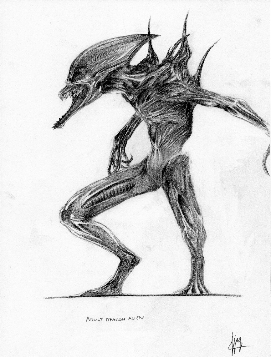 Adult Deacon Alien fan art by fjagcars