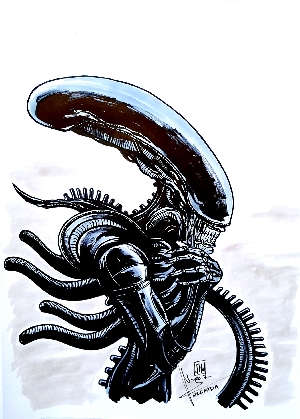 Alien Sketch Comic Convention 2017