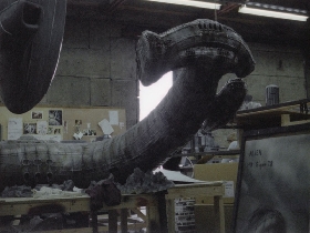 Building the Derelict for ALIEN - Set Photo