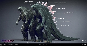 Godzilla Evolved official concept art