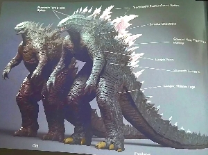 Godzilla vs. Godzilla Evolved comparison