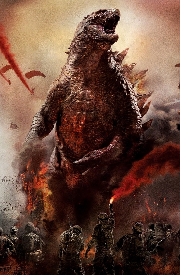 New (Textless) Godzilla 2014 Poster