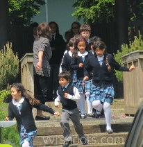 Godzilla approaches - evacuate the school